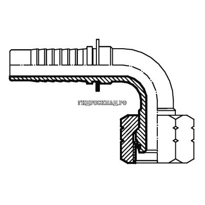 Фитинг DKOS (г) 18x1.5 DN=10 (90°) (Vitillo SPA)