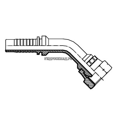 Фитинг DKM (г) 14x1.5 DN=06 (45°) (Vitillo SPA)