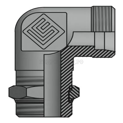 Адаптер ТС 90° P=10 18x1.5 - UNF 9/16