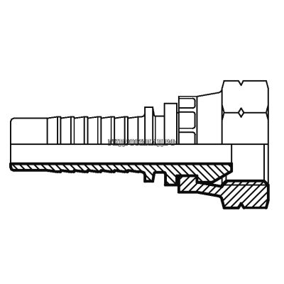 Фитинг DKM (г) 14x1.5 DN=10 (0°) (Vitillo SPA)