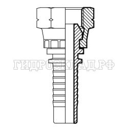 Фитинг DK (г) M22х1.5 DN=10 (0) (Китай)