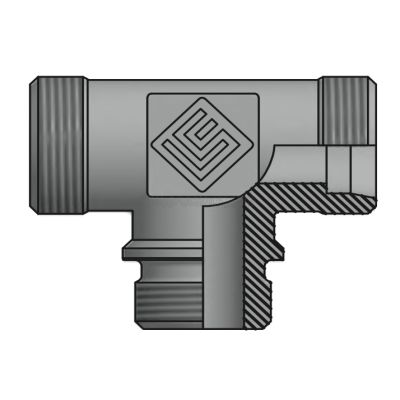 Адаптер ТС тройник P=25 36x2 - Metric 33x2(ш) Form B (гориз.) (Vitillo SPA)