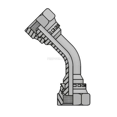 Адаптер 45° BSP(г) 3/4