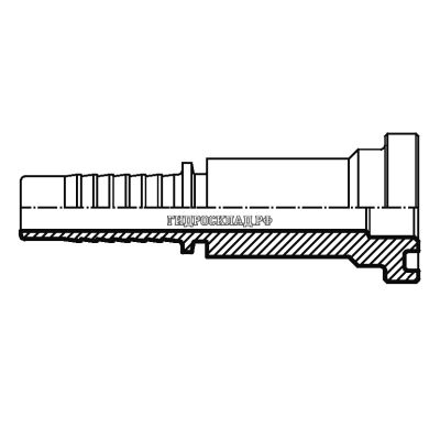 Фланец SFL D=34 DN=16 (0°) (Vitillo SPA)