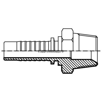 Фитинг BSPT (ш) 3/8