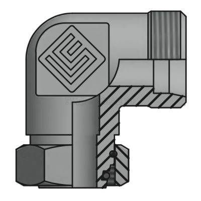 Адаптер ТС 90° P=10 16x1.5 - DKOL(г) 16x1.5 (Vitillo SPA)