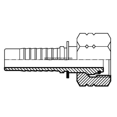 Фитинг DKOS (г) 14x1.5 DN=05 (0°) (Vitillo SPA)