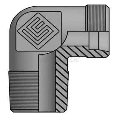 Адаптер ТС 90° P=22 30x2 - NPT 3/4