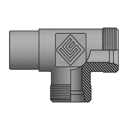 Адаптер ТС тройник P=15 22x1.5 - PIPE  P=15 22x1.5 (верт.) (Vitillo SPA)