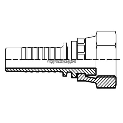 Фитинг BSPflat (г) 3/8