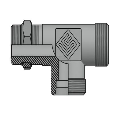 Адаптер ТС тройник P= 8 14x1.5 - UNF7/16