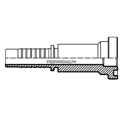 Фланец SFS D=41.3 DN=20 (0°) (Vitillo SPA)