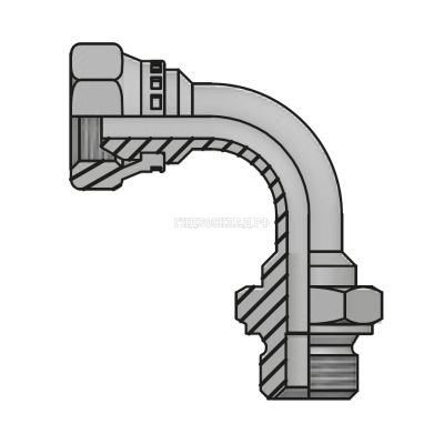 Адаптер 90° BSP(г) 1