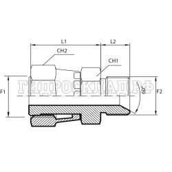 Адаптер ORFS(г) 11/16